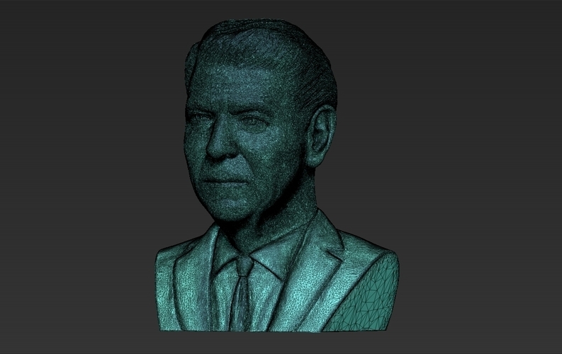 Ronald Reagan bust 3D printing ready stl obj formats 3D Print 274880