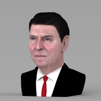 Ronald Reagan bust ready for full color 3D printing - Thumbnail 2