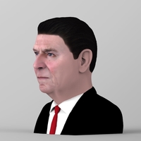 Ronald Reagan bust ready for full color 3D printing - Thumbnail 3
