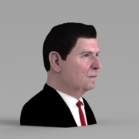 Ronald Reagan bust ready for full color 3D printing - Thumbnail 5