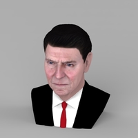 Ronald Reagan bust ready for full color 3D printing - Thumbnail 7