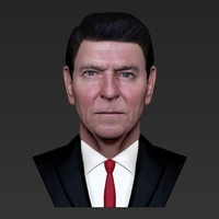 Ronald Reagan bust ready for full color 3D printing - Thumbnail 10