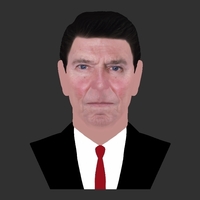 Ronald Reagan bust ready for full color 3D printing - Thumbnail 12
