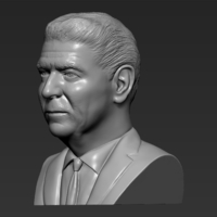 Ronald Reagan bust ready for full color 3D printing - Thumbnail 15