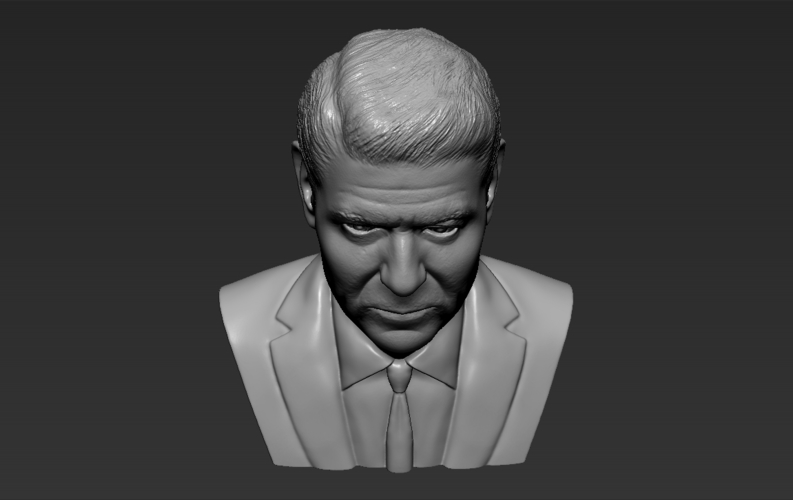 Ronald Reagan bust ready for full color 3D printing 3D Print 274912