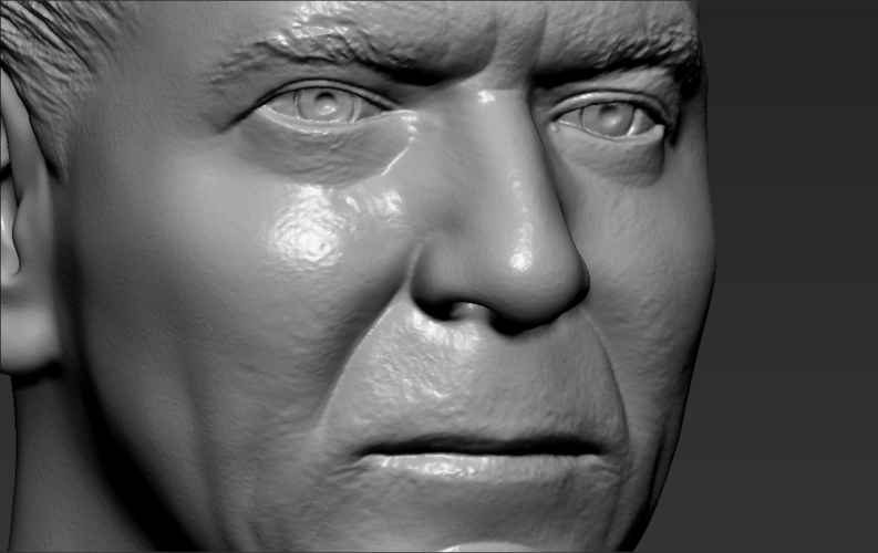 Ronald Reagan bust ready for full color 3D printing 3D Print 274914