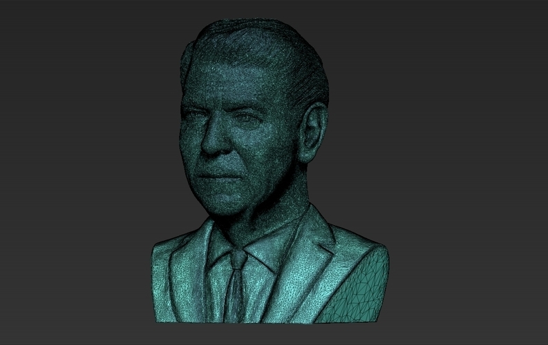 Ronald Reagan bust ready for full color 3D printing 3D Print 274917