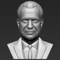 Small Richard Nixon bust 3D printing ready stl obj formats 3D Printing 274918