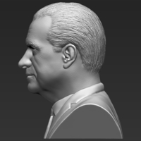 Richard Nixon bust 3D printing ready stl obj formats - Thumbnail 4
