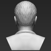 Richard Nixon bust 3D printing ready stl obj formats - Thumbnail 6