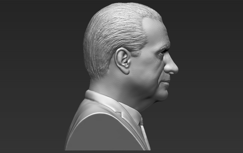 Richard Nixon bust 3D printing ready stl obj formats 3D Print 274925