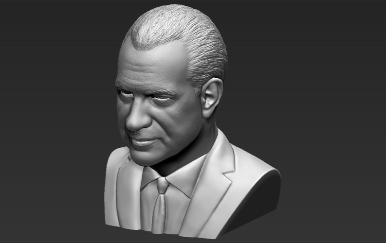 Richard Nixon bust 3D printing ready stl obj formats 3D Print 274929