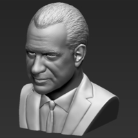 Richard Nixon bust 3D printing ready stl obj formats - Thumbnail 12