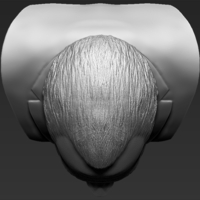 Richard Nixon bust 3D printing ready stl obj formats - Thumbnail 13