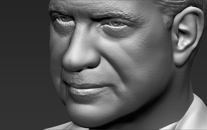 Richard Nixon bust 3D printing ready stl obj formats 3D Print 274935