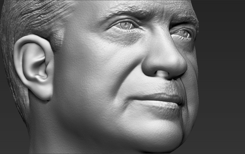 Richard Nixon bust 3D printing ready stl obj formats 3D Print 274936