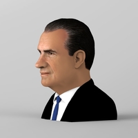 Richard Nixon bust ready for full color 3D printing - Thumbnail 3