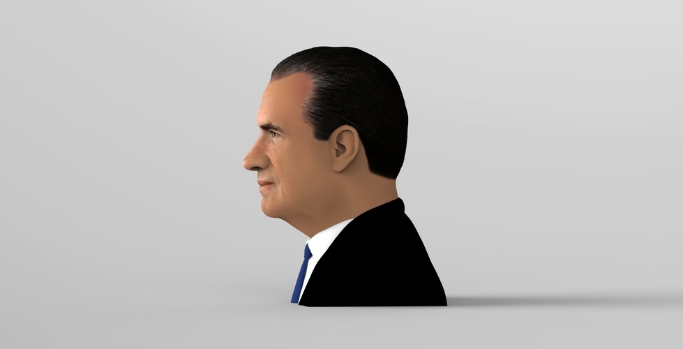 Richard Nixon bust ready for full color 3D printing 3D Print 274947