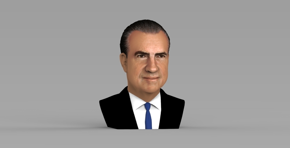 Richard Nixon bust ready for full color 3D printing 3D Print 274949