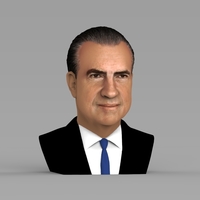 Richard Nixon bust ready for full color 3D printing - Thumbnail 6