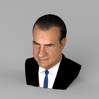 Richard Nixon bust ready for full color 3D printing - Thumbnail 7