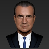 Richard Nixon bust ready for full color 3D printing - Thumbnail 9