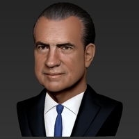 Richard Nixon bust ready for full color 3D printing - Thumbnail 10