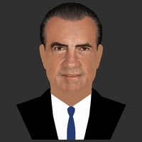 Richard Nixon bust ready for full color 3D printing - Thumbnail 11