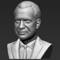 Richard Nixon bust ready for full color 3D printing - Thumbnail 13
