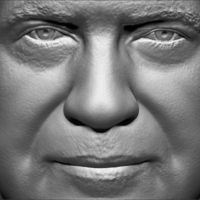 Richard Nixon bust ready for full color 3D printing - Thumbnail 20