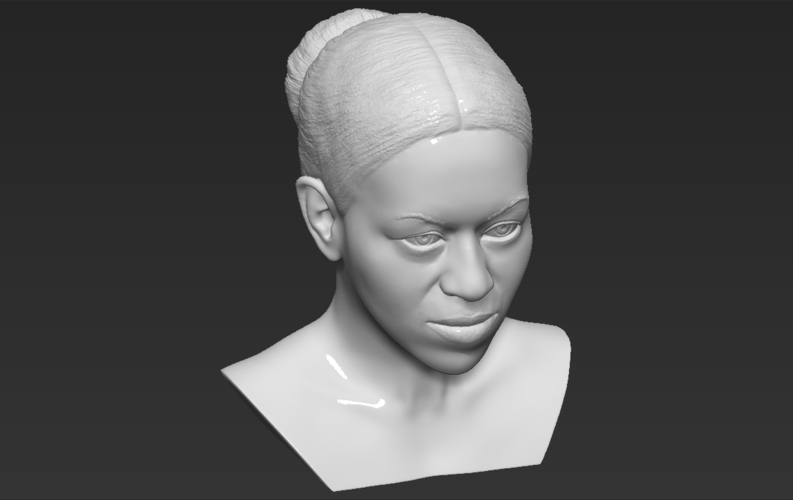 Michelle Obama bust 3D printing ready stl obj 3D Print 274979