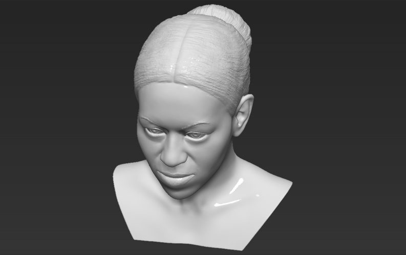 Michelle Obama bust 3D printing ready stl obj 3D Print 274980