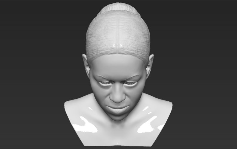 Michelle Obama bust 3D printing ready stl obj 3D Print 274981