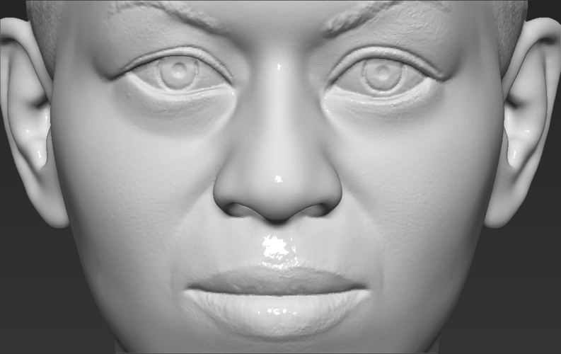 Michelle Obama bust 3D printing ready stl obj 3D Print 274983