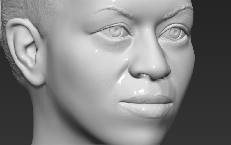 Michelle Obama bust 3D printing ready stl obj 3D Print 274984