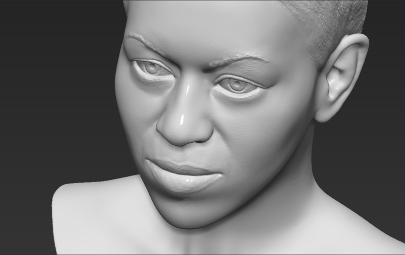 Michelle Obama bust 3D printing ready stl obj 3D Print 274986