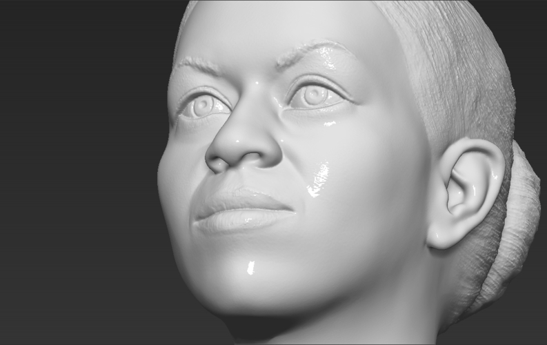 Michelle Obama bust 3D printing ready stl obj 3D Print 274987