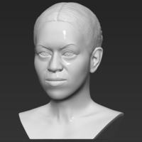 Michelle Obama bust ready for full color 3D printing - Thumbnail 14