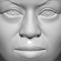 Michelle Obama bust ready for full color 3D printing - Thumbnail 19