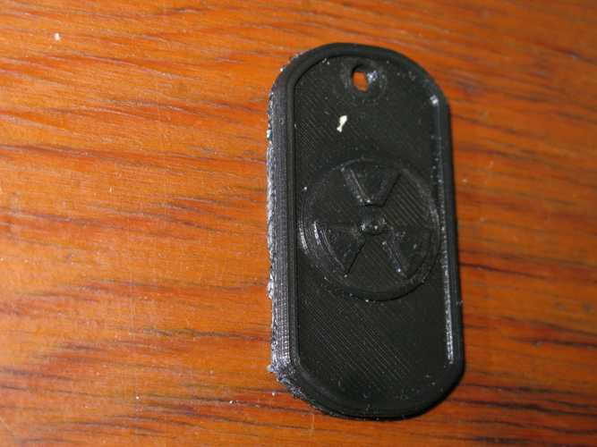 nuclear/radiation dog tag 3D Print 275035