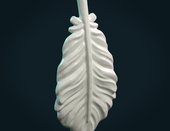 Bird Feather 3D Print 275060