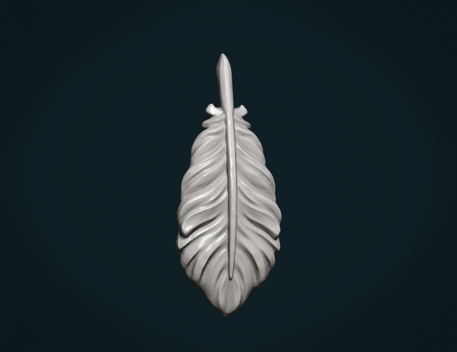 Bird Feather 3D Print 275064