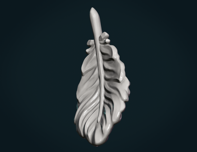 Bird Feather 3D Print 275068