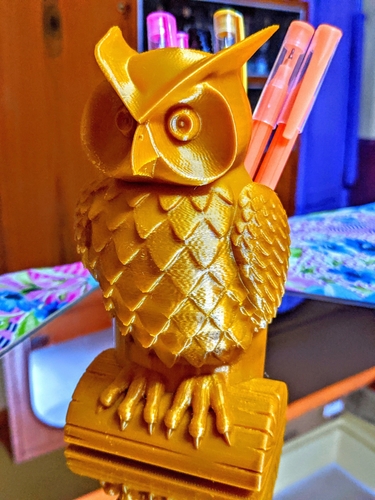 OWL PEN HOLDER 3D Print 275135