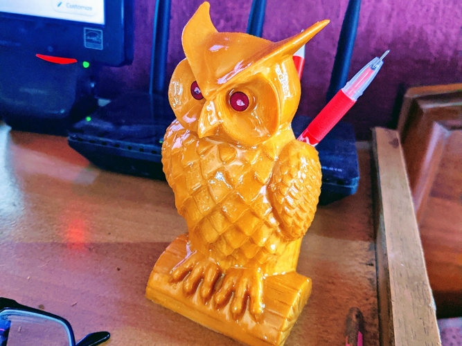 OWL PEN HOLDER 3D Print 275136