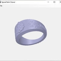 ring simple r01 for 3d-print and cnc share for free - Thumbnail 3