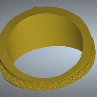 ring simple r01 for 3d-print and cnc share for free - Thumbnail 6