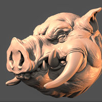 Monster Boar Head - Thumbnail 2