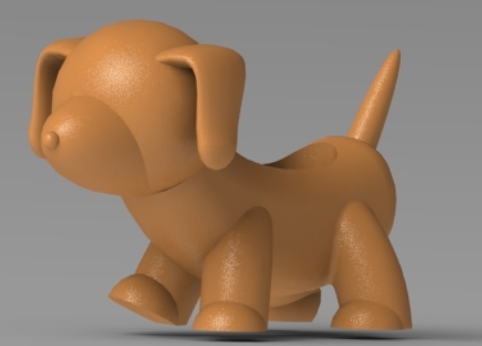 Plant vase the dog 3D Print 275228