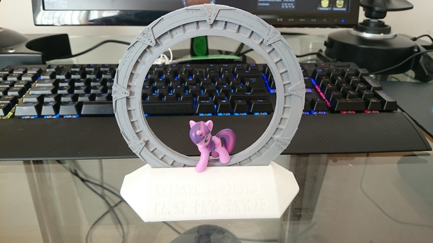 Stargate and Stand 3D Print 27525